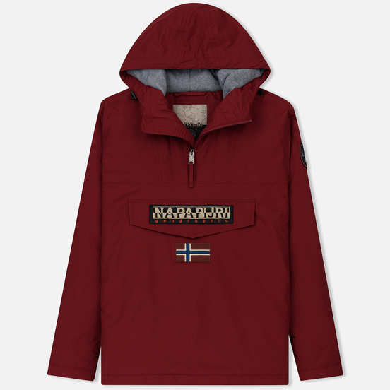 Мужская куртка анорак Napapijri Rainforest Winter 1 Red Bourgo