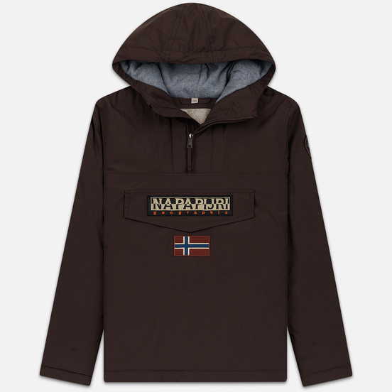 Мужская куртка анорак Napapijri Rainforest Winter Choco Brown