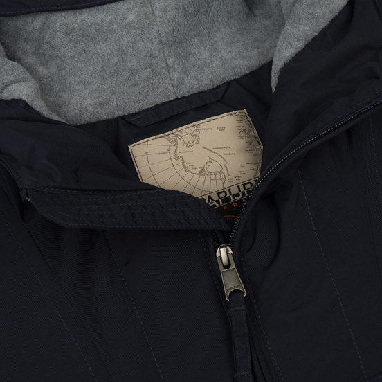 Мужская куртка анорак Napapijri Rainforest Winter Pockets Blue Marine