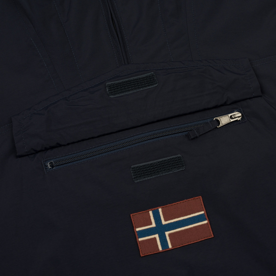 Мужская куртка анорак Napapijri Rainforest Winter Pockets Blue Marine
