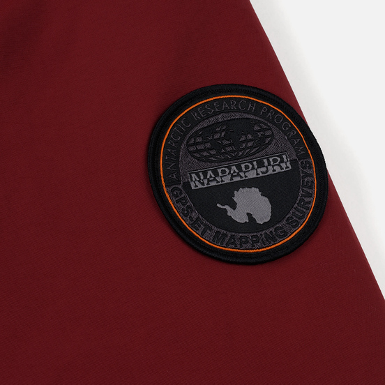 Мужская куртка анорак Napapijri Rainforest Winter Pockets Red Bourgogne
