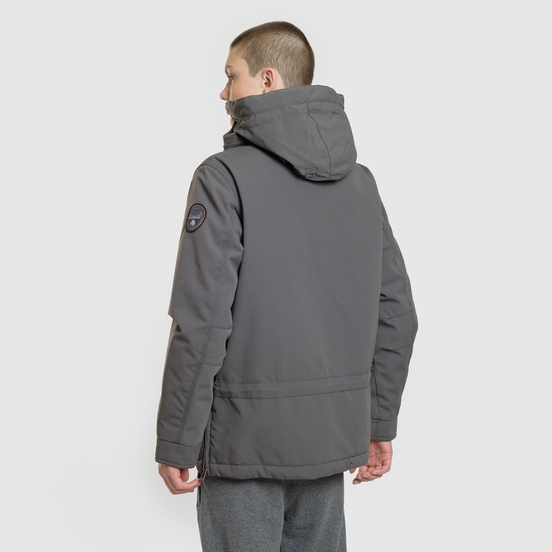 Мужская куртка анорак Napapijri Skidoo 2 Dark Grey Solid