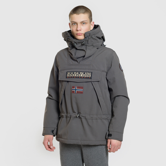 Мужская куртка анорак Napapijri Skidoo 2 Dark Grey Solid