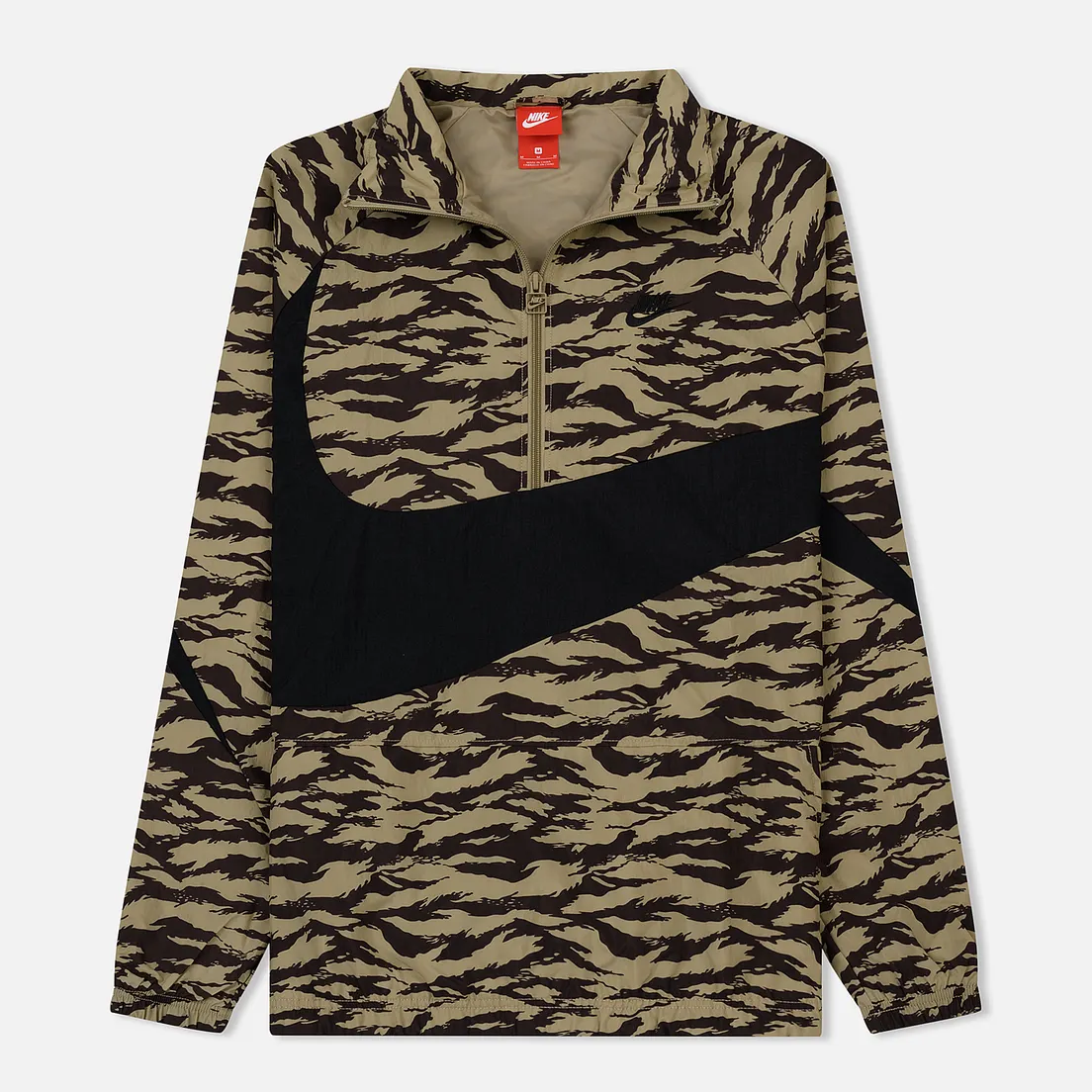 Nike Мужская куртка анорак Woven Swoosh All Over Print