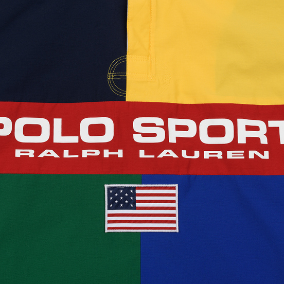 Мужская куртка анорак Polo Ralph Lauren Rugby Pullover Shell Multicolor
