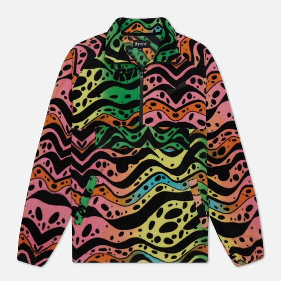Мужская куртка анорак RIPNDIP Ripple Brushed Fleece Half Zip Multicolor