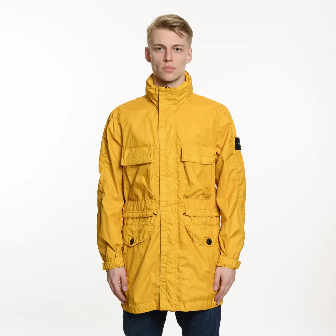 Stone Island Мужская куртка Long Membrana 3L TC