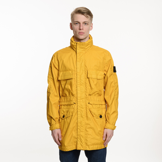 Мужская куртка Stone Island Long Membrana 3L TC Yellow