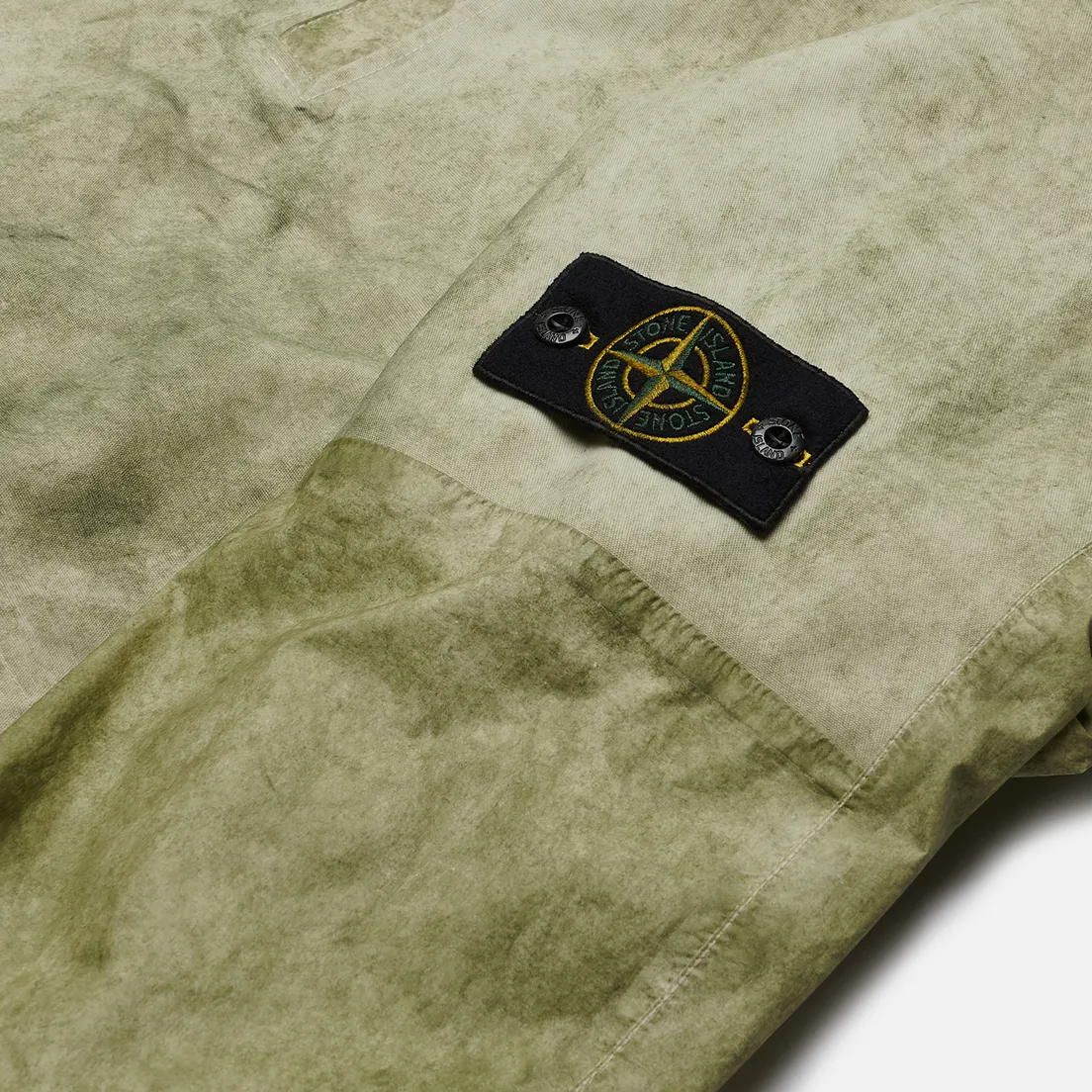 Stone Island Мужская куртка анорак Membrana + Oxford 3L Dust Colour Finish