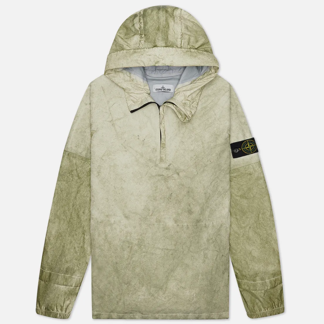 Stone Island Мужская куртка анорак Membrana + Oxford 3L Dust Colour Finish