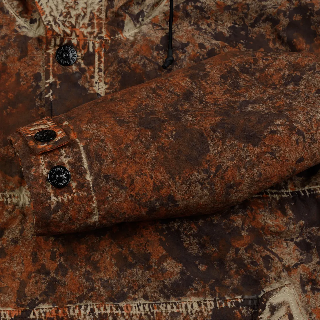Stone Island Мужская куртка анорак Paintball Camo Fishtail