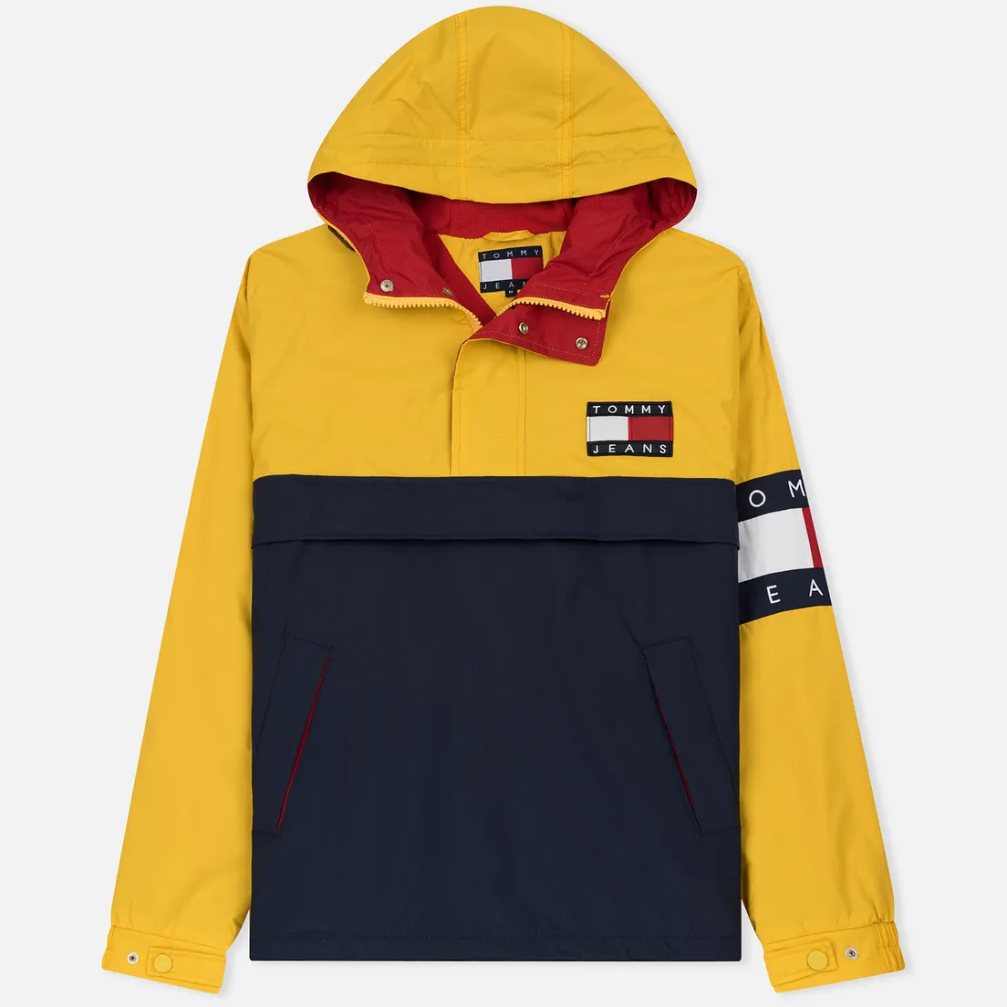 Tommy Jeans Мужская куртка анорак 90's Colorblock Freesia