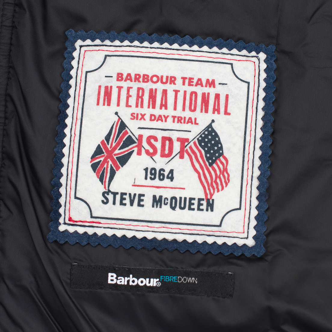 Barbour Мужская куртка x Steve McQueen International Baffle Quilted