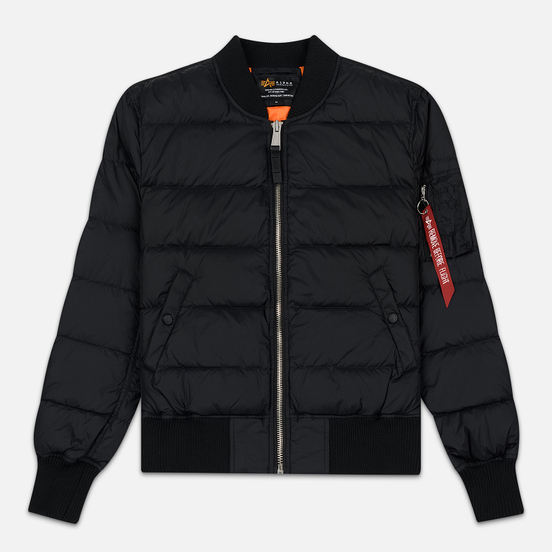 Мужская куртка бомбер Alpha Industries MA-1 Puffer Black