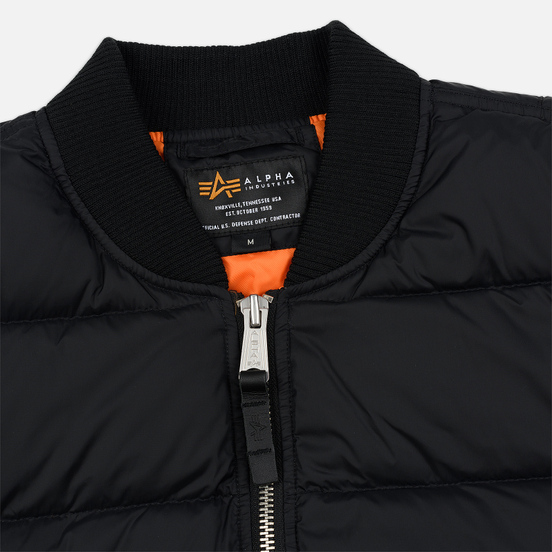 Мужская куртка бомбер Alpha Industries MA-1 Puffer Black