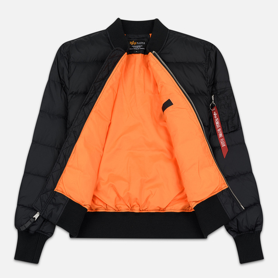 Мужская куртка бомбер Alpha Industries MA-1 Puffer Black