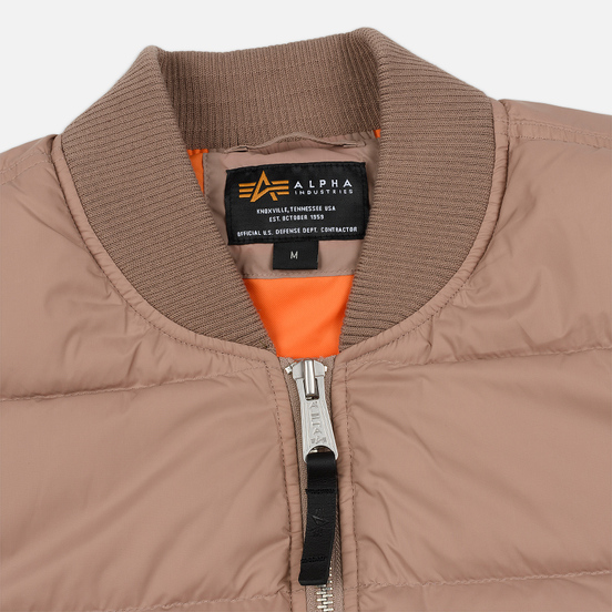 Мужская куртка бомбер Alpha Industries MA-1 Puffer Mauve