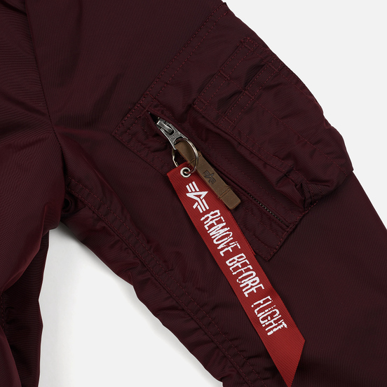 Мужская куртка бомбер Alpha Industries MA-1 TT Bordeaux