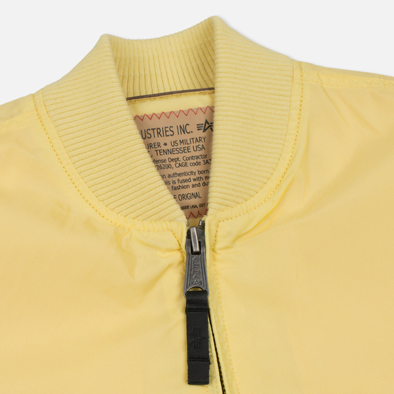Мужская куртка бомбер Alpha Industries MA-1 TT Lemon