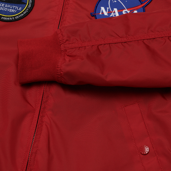 Мужская куртка бомбер Alpha Industries MA-1 TT NASA Reversible II Speed Red