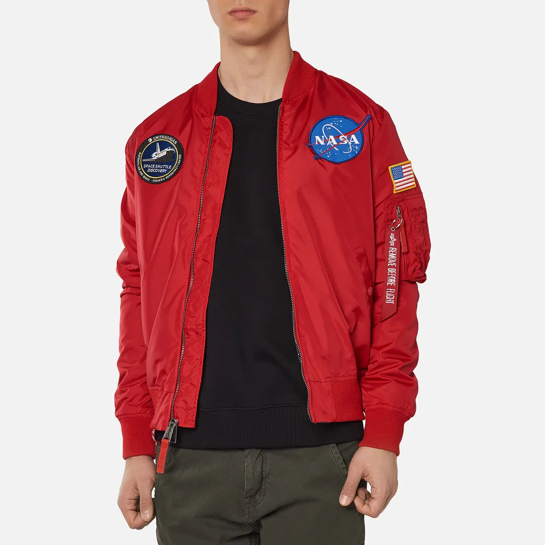 Alpha Industries Мужская куртка бомбер MA-1 TT NASA Reversible II
