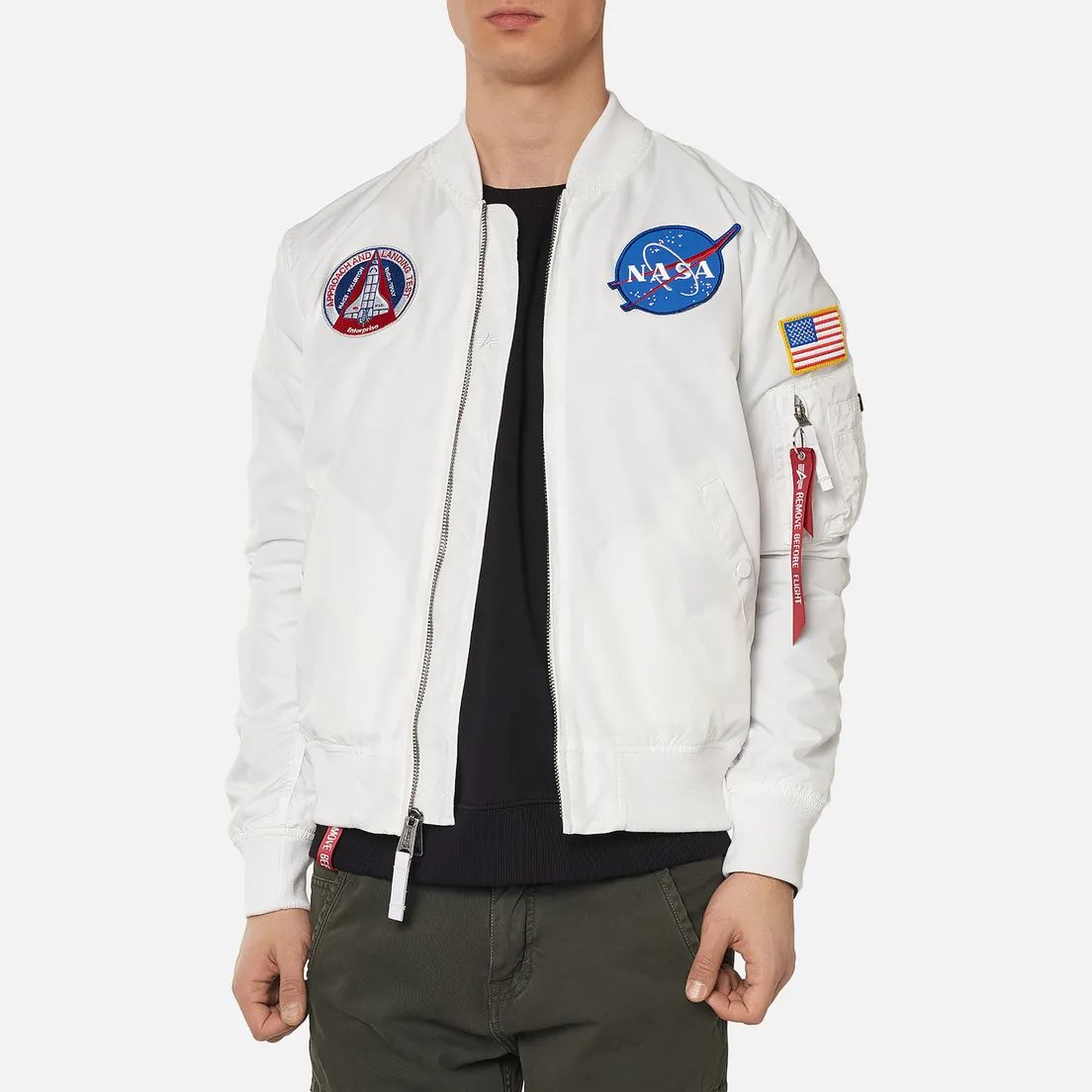 Alpha Industries Мужская куртка бомбер MA-1 TT NASA Reversible II