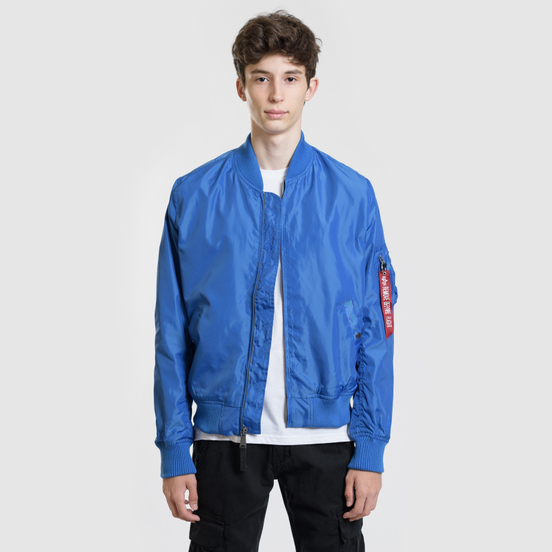 Мужская куртка бомбер Alpha Industries MA-1 TT Pacific Blue