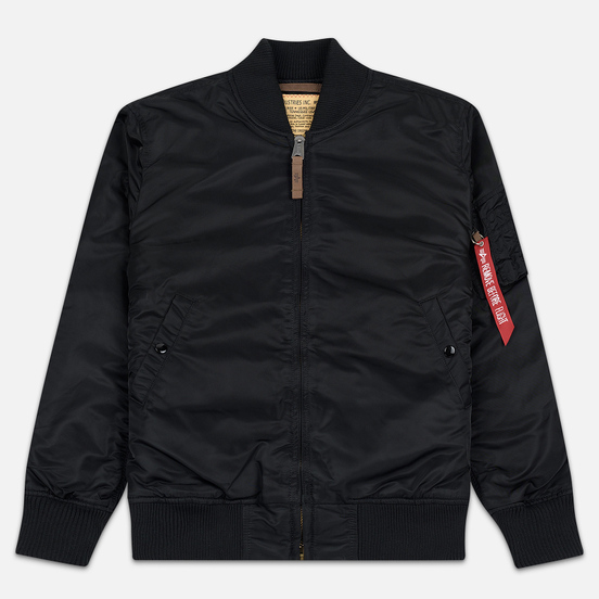 Мужская куртка бомбер Alpha Industries MA-1 VF 59 Long Black