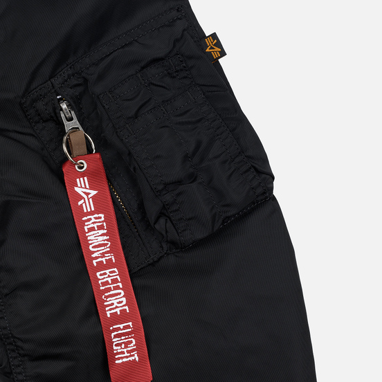 Мужская куртка бомбер Alpha Industries MA-1 VF 59 Long Black