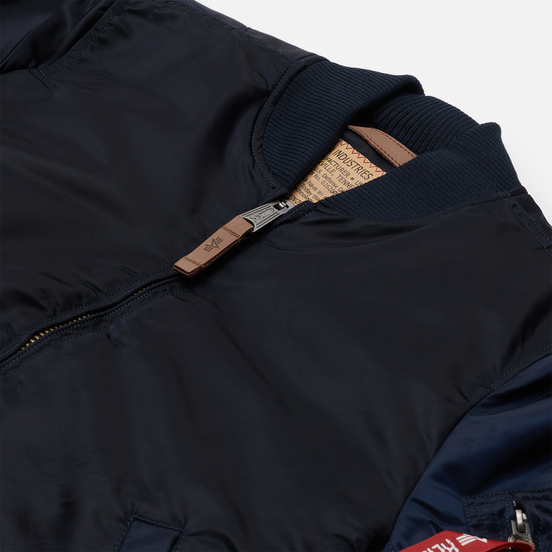 Мужская куртка бомбер Alpha Industries MA-1 VF 59 Replica Blue