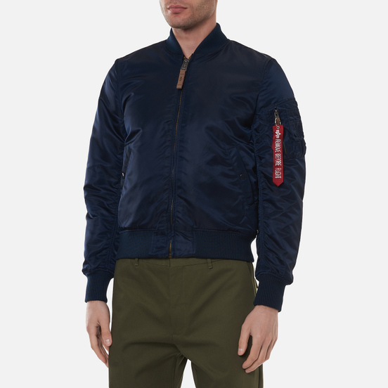 Мужская куртка бомбер Alpha Industries MA-1 VF 59 Replica Blue
