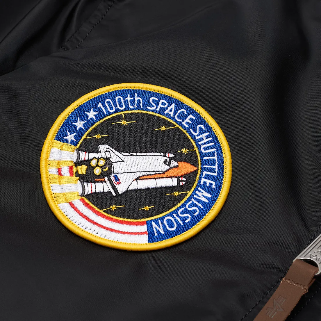 Alpha Industries Мужская куртка бомбер NASA MA-1 VF