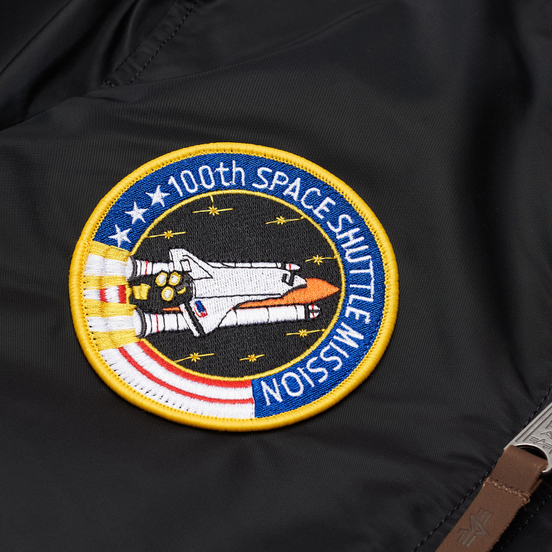 Мужская куртка бомбер Alpha Industries Nasa MA-1 VF Black