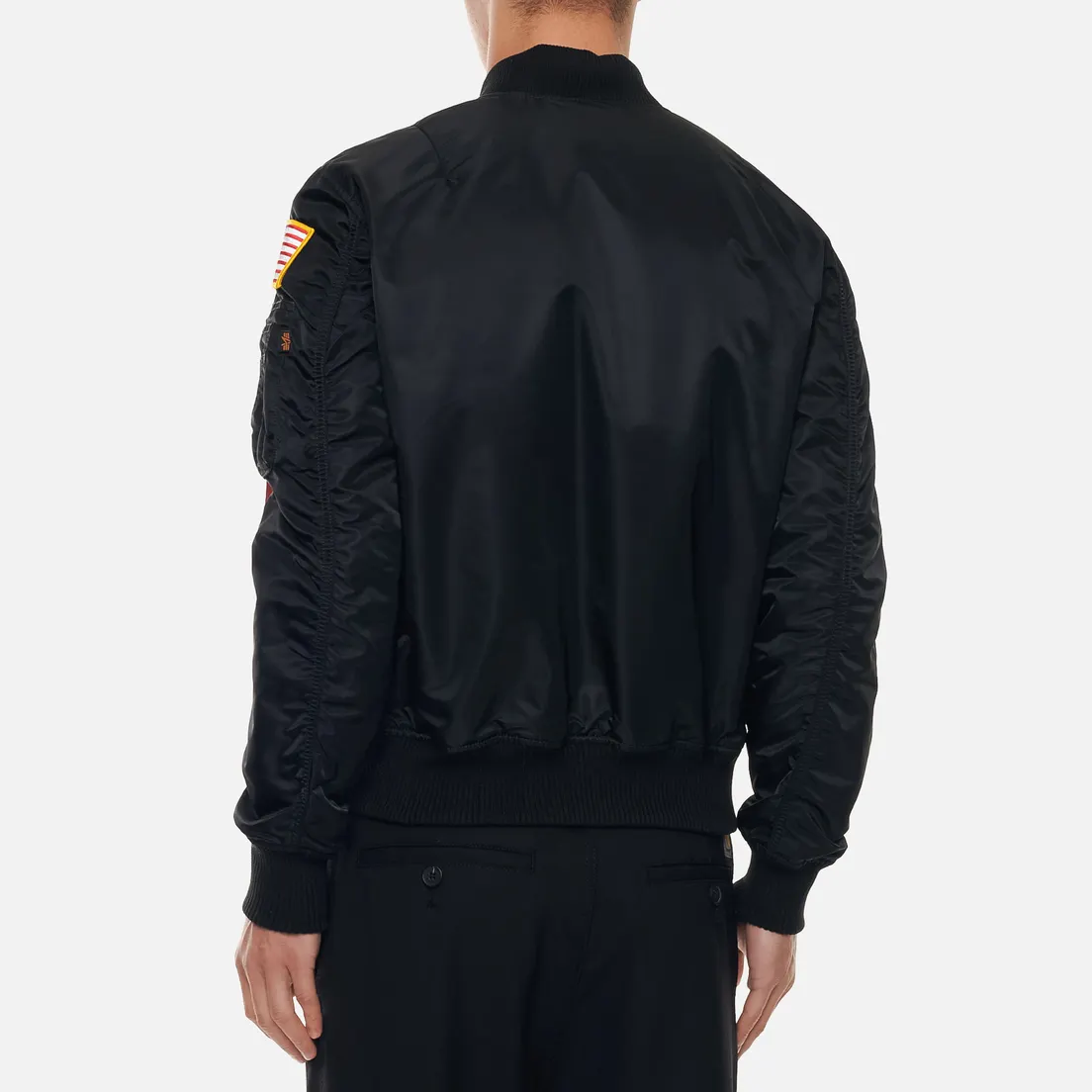 Alpha Industries Мужская куртка бомбер NASA MA-1 VF