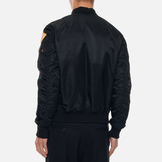 Мужская куртка бомбер Alpha Industries Nasa MA-1 VF Black