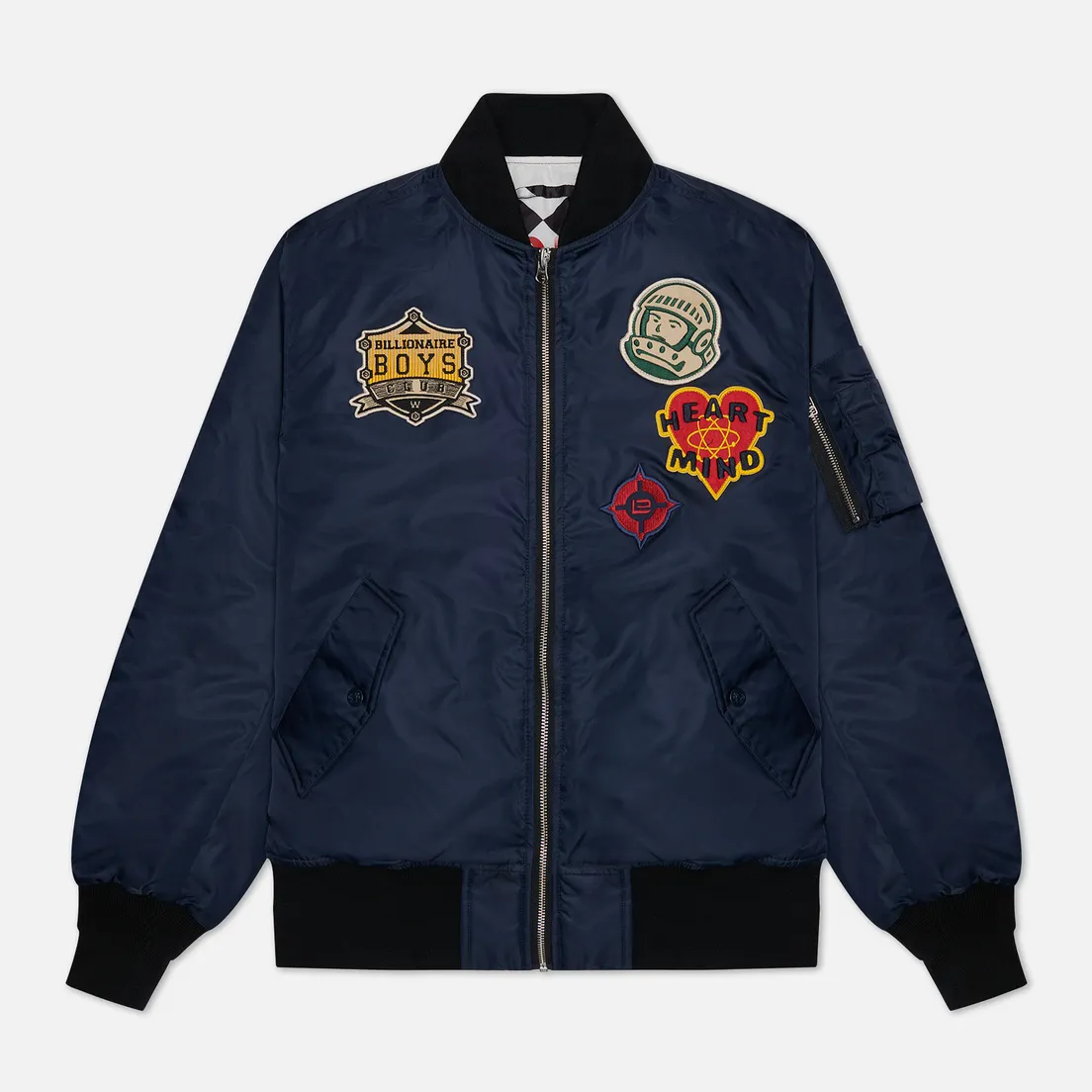 Billionaire Boys Club Мужская куртка бомбер Reversible Space Check MA-1