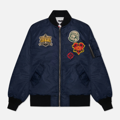 Мужская куртка бомбер Billionaire Boys Club Reversible Space Check MA-1 Navy