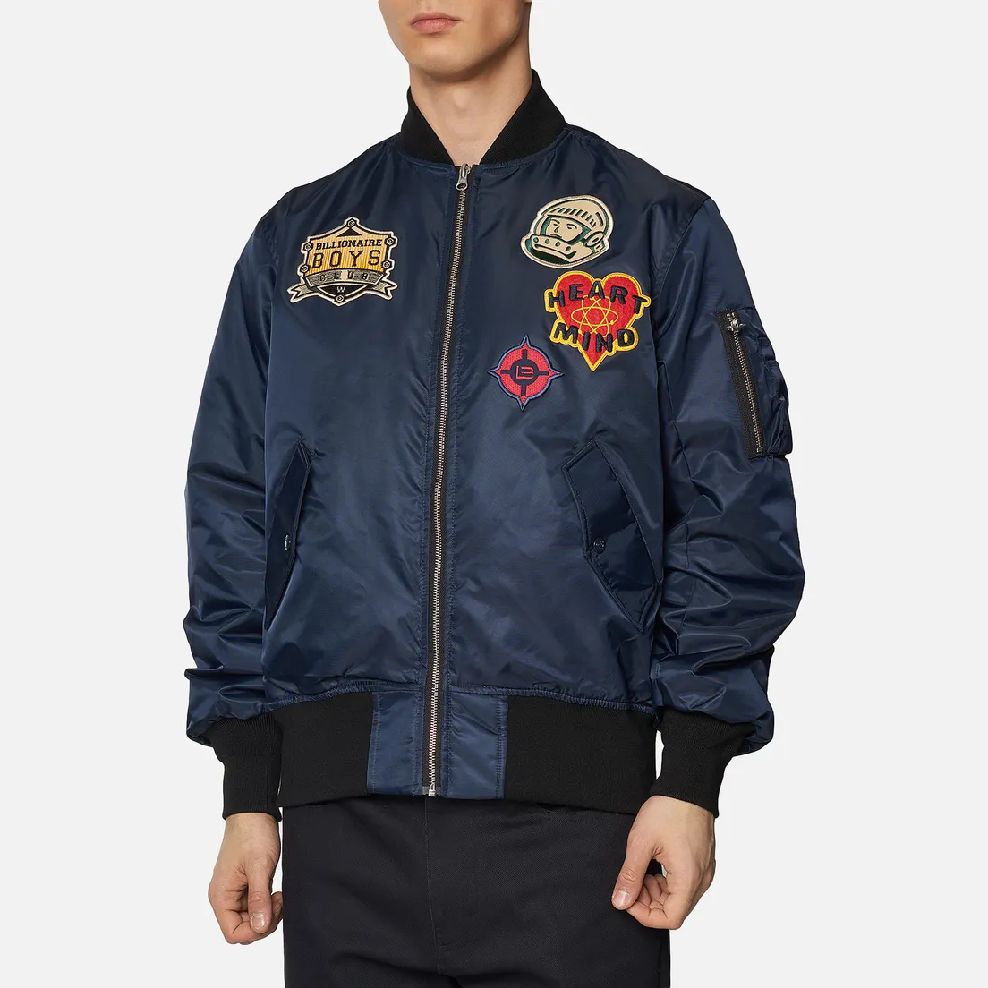 Billionaire Boys Club Мужская куртка бомбер Reversible Space Check MA-1