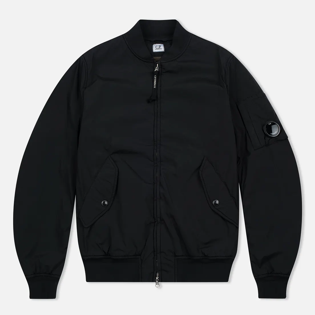 C.P. Company Мужская куртка бомбер Nycra MA-1 Over-Dyed Polar Fleece Lining