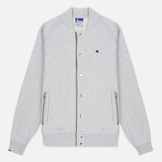Мужская куртка бомбер Champion Reverse Weave x Beams Bomber Grey Marl