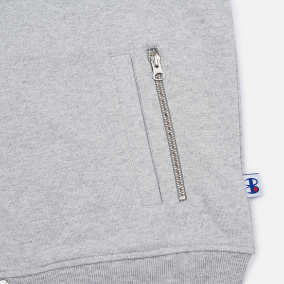 Мужская куртка бомбер Champion Reverse Weave x Beams Bomber Grey Marl