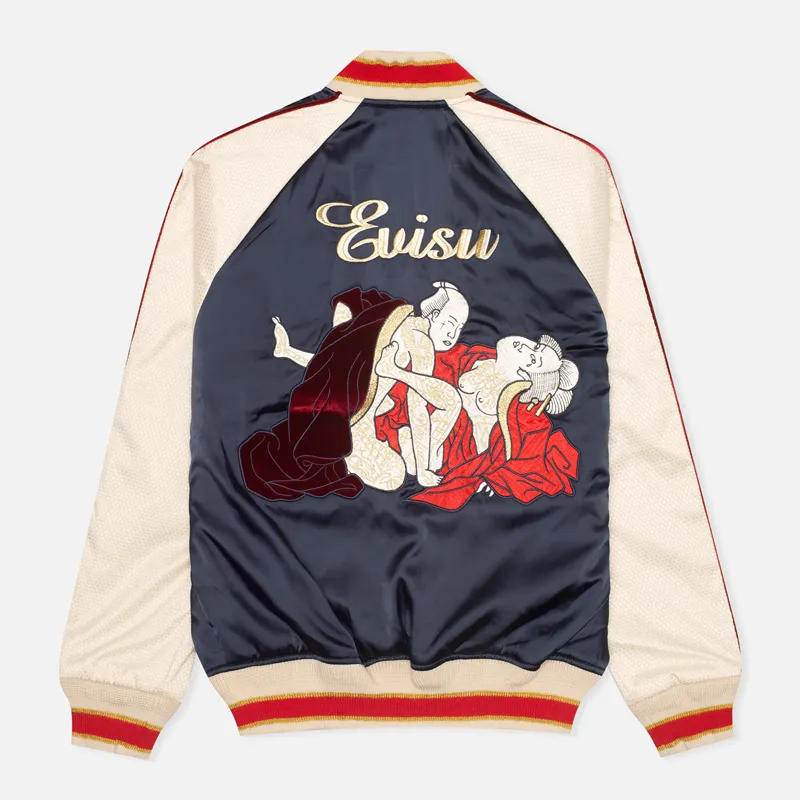 Evisu Мужская куртка бомбер Dragon Souvenir