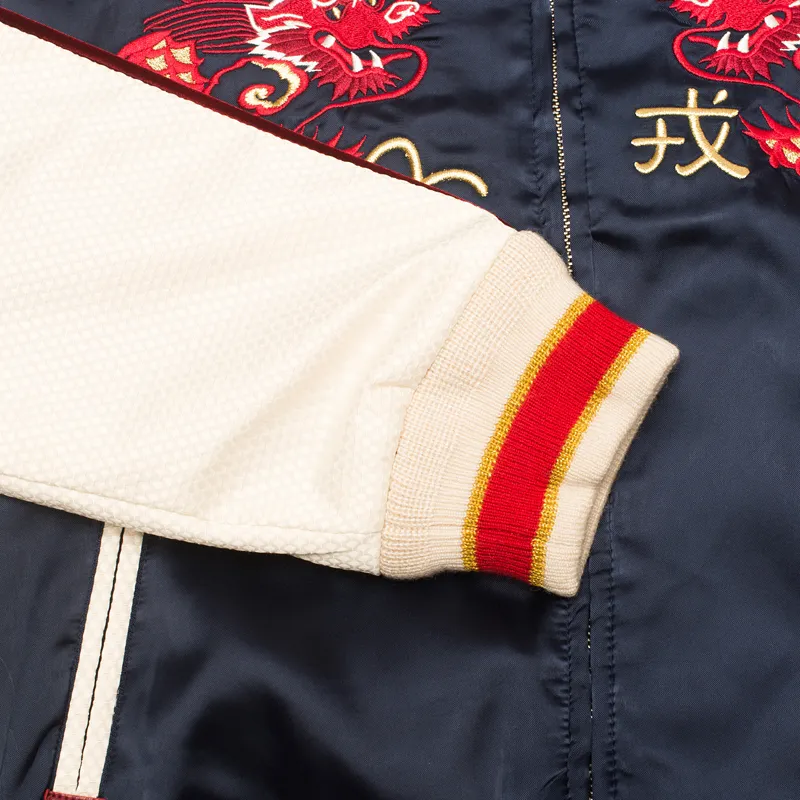 Evisu Мужская куртка бомбер Dragon Souvenir