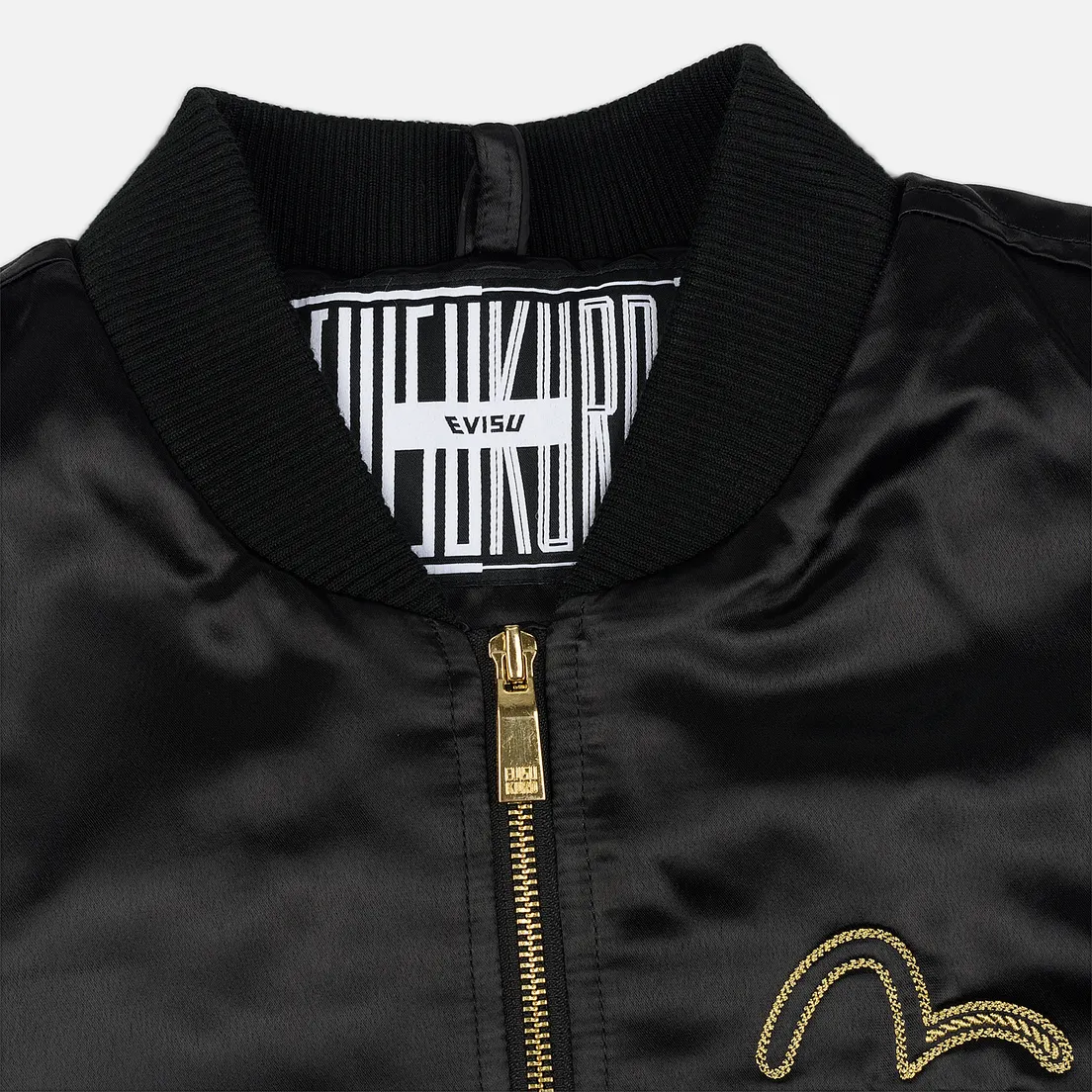 Evisu Мужская куртка бомбер Embroidered Hannya Heraldry MA-1