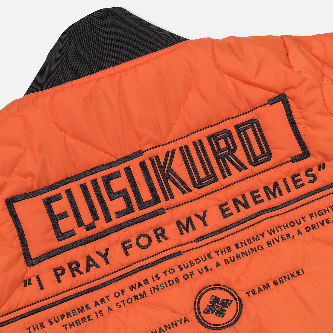 Evisu Мужская куртка бомбер Evisukuro Embroidered Reversible