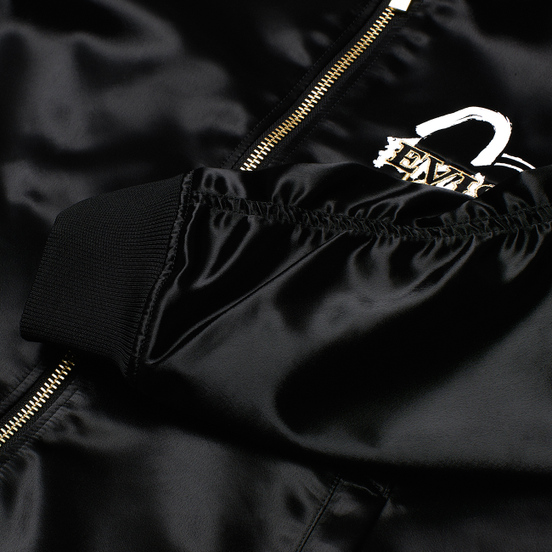 Мужская куртка бомбер Evisu Evisukuro Fine Rocks Evisu MA-1 Black