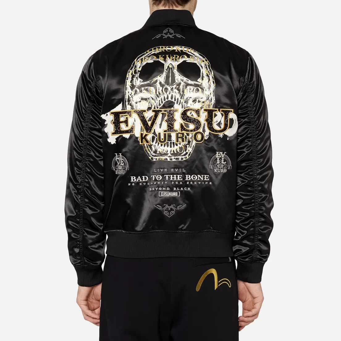 Evisu Мужская куртка бомбер Evisukuro Fine Rocks Evisu MA-1