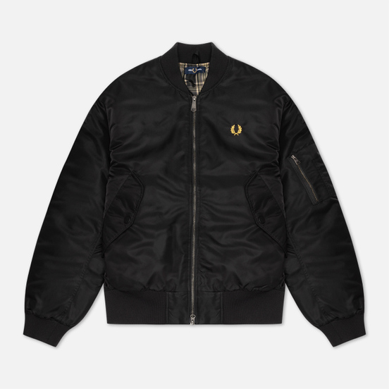 Мужская куртка бомбер Fred Perry Quilted Black