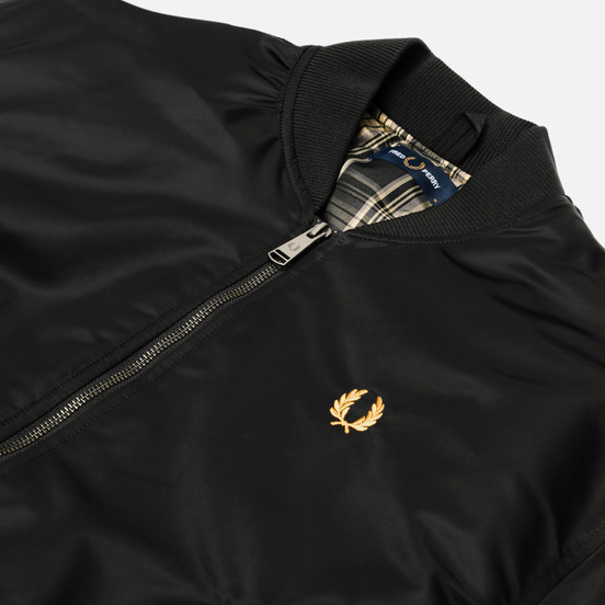 Мужская куртка бомбер Fred Perry Quilted Black