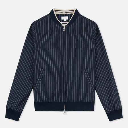 Мужская куртка бомбер Gant Rugger Pinstriped Navy